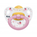 Nuk® πιπίλα Classic Happy Kids μέγεθος 3 (18-36M) με θήκη