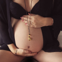 Μενταγιόν εγκυμοσύνης με χαλαρωτικό ήχο Proud MaMa Basic Babybell Gold Baby