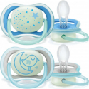 Philips-Avent πιπίλες Ultra Air Night 6-18M, σετ των 2