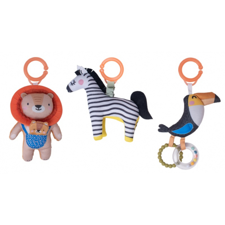 Κρεμαστή μαλακή ζέβρα Taf toys Savannah Adventures Dizi the Zebra