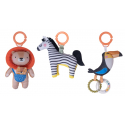 Κρεμαστή μαλακή ζέβρα Taf toys Savannah Adventures Dizi the Zebra