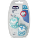 Πιπίλα Chicco Physio Air 0-6m Σιέλ, σετ των 2