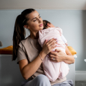 Υπνόσακος Tommee Tippee Swaddlebag 1.0 tog Every Night Blush 0-3 μηνών