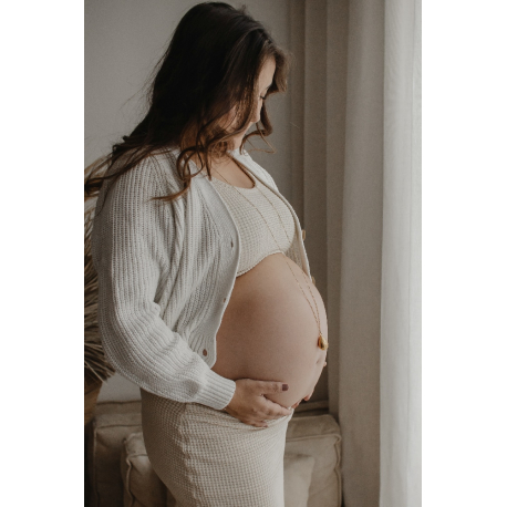 Μενταγιόν εγκυμοσύνης με χαλαρωτικό ήχο Proud MaMa Bola Stilla Rose Gold