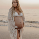 Μενταγιόν εγκυμοσύνης με χαλαρωτικό ήχο Proud MaMa Bola Sofie Rose Gold Καρδιά