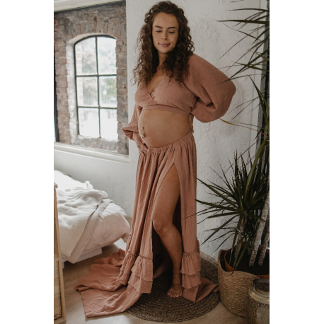 Μενταγιόν εγκυμοσύνης με χαλαρωτικό ήχο Proud MaMa Bola Olivia Pink Χαλαζίας