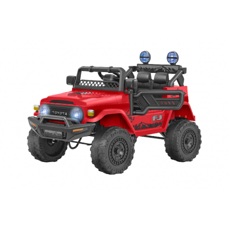 Ηλεκτροκίνητο τζιπ e-Spidko Toyota FJ Cruiser 12V Κόκκινο