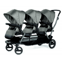 Καρότσι τριδύμων Peg Perego Triplette Piroet Titania - City Grey