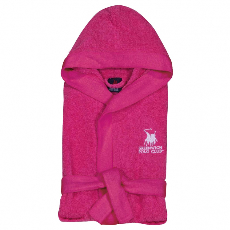 Μπουρνούζι Greenwich Polo Club® Junior Essential Φούξια No12