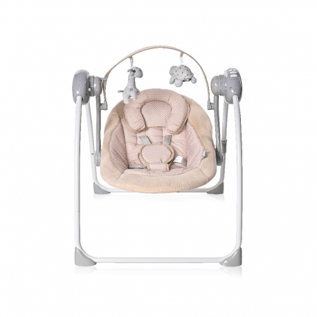 Ηλεκτρική κούνια - ριλάξ Lorelli® Portofino Beige Dots