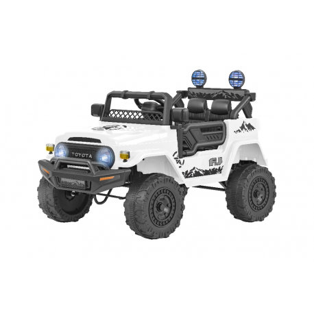 Ηλεκτροκίνητο τζιπ e-Spidko Toyota FJ Cruiser 12V Λευκό