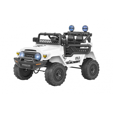 Ηλεκτροκίνητο τζιπ e-Spidko Toyota FJ Cruiser 12V Λευκό