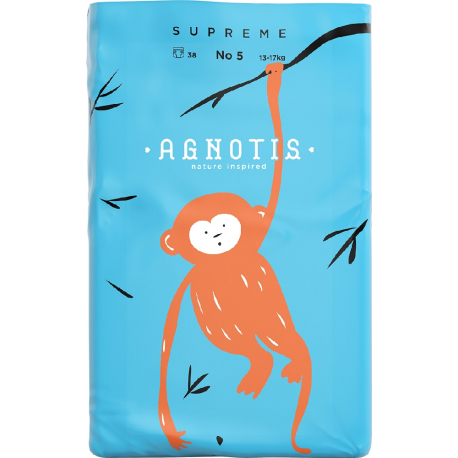 Βρεφικές πάνες Agnotis Supreme No5 (13-17 kg) 38 τεμάχια