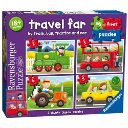 Τα πρώτα μου παζλ Ravensburger Οχήματα, 4 x 2-3-4-5 κομμάτια