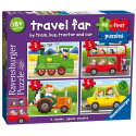 Τα πρώτα μου παζλ Ravensburger Οχήματα, 4 x 2-3-4-5 κομμάτια