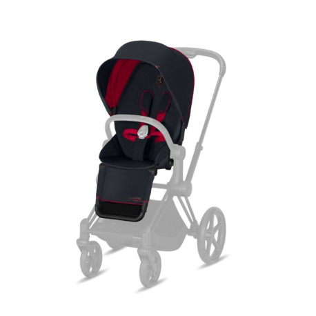 Σετ υφάσματα καροτσιού Cybex Platinum Priam Seat Pack Ferrari Victory Black