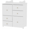 Συρταριέρα-αλλαξιέρα LoreLLi® Cupboard White