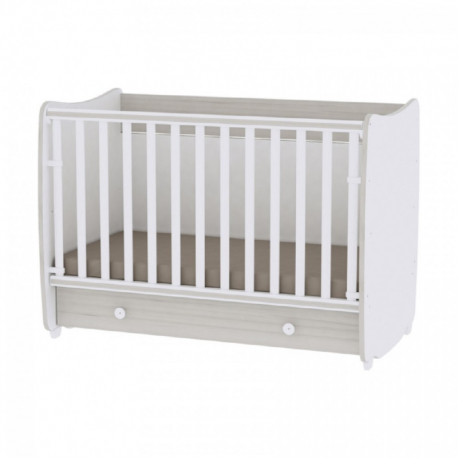 Πολυμορφικό κρεβάτι Lorelli® Dream White - Light Oak 60x120 cm
