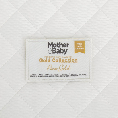 Στρώμα CuddleCo® Mother&amp;Baby Pure Gold Anti-Allergy Coir Pocket Sprung 70x140cm