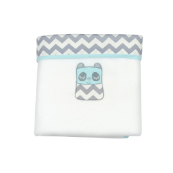 Κουβέρτα fleece αγκαλιάς Baby Star Tiny Friends Βεραμάν 75 x 100 cm