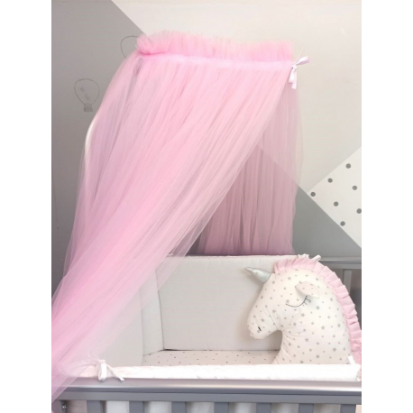 Κουνουπιέρα Baby Star Elegant Ροζ