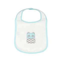 Σαλιάρα αδιάβροχη με velcro Baby Star Tiny Friends Βεραμάν