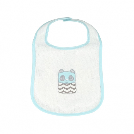 Σαλιάρα αδιάβροχη με velcro Baby Star Tiny Friends Βεραμάν