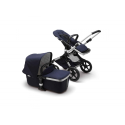 Καρότσι και port-bebe Bugaboo Fox Classic Aluminum - Dark Navy
