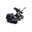 Καρότσι και port-bebe Bugaboo Fox Classic Aluminum - Dark Navy