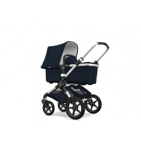 Καρότσι και port-bebe Bugaboo Fox Classic Aluminum - Dark Navy