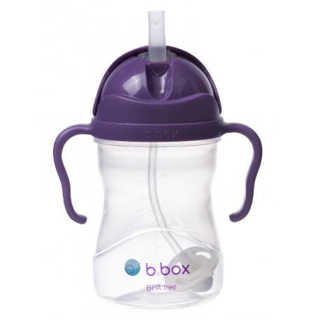 Εκπαιδευτικό κύπελλο B.box με καλαμάκι Sippy Cup Grape 240ml