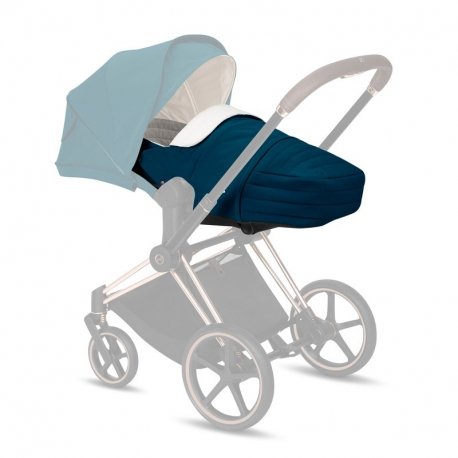 Ελαφρύ port-bebe 2 σε 1 για καρότσι Cybex Platinum Lite Cot Mountain Blue