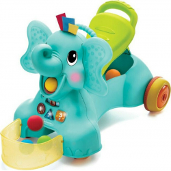 Περπατούρα δραστηριοτήτων Infantino® 3-in-1 Sit, Walk & Ride Elephant