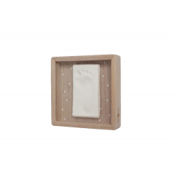 Ξύλινη κορνίζα για αποτύπωμα μωρού PETIT ARTICHAUT Print Box Pretty Hearts