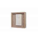 Ξύλινη κορνίζα για αποτύπωμα μωρού PETIT ARTICHAUT Print Box Pretty Hearts