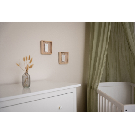 Ξύλινη κορνίζα για αποτύπωμα μωρού PETIT ARTICHAUT Print Box Pretty Hearts