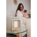 Ξύλινη κορνίζα για αποτύπωμα μωρού PETIT ARTICHAUT Print Box Pretty Hearts