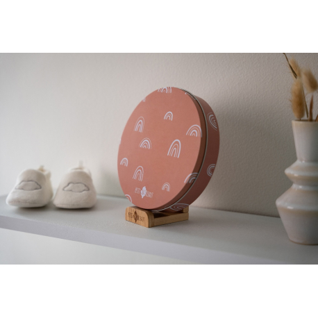 Μεταλλικό κουτί για αποτύπωμα μωρού PETIT ARTICHAUT Rainbow Terracotta