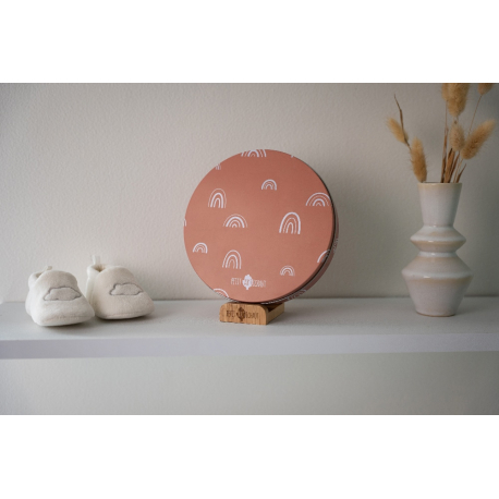 Μεταλλικό κουτί για αποτύπωμα μωρού PETIT ARTICHAUT Rainbow Terracotta