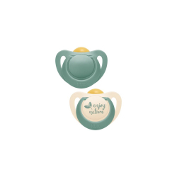 Πιπίλες Nuk® for Nature™ μέγεθος 2 (6-18M) με θήκη σετ των 2