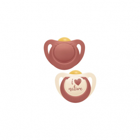 Πιπίλες Nuk® for Nature™ μέγεθος 2 (6-18M) με θήκη σετ των 2
