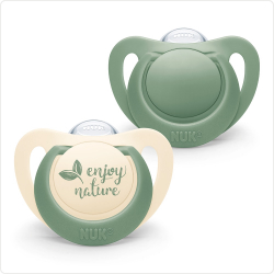 Πιπίλες Nuk® for Nature™ μέγεθος 2 (6-18M) με θήκη σετ των 2