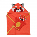 Βρεφική κάπα - μπουρνούζι Zoocchini™ Red Panda 0-18 μηνών
