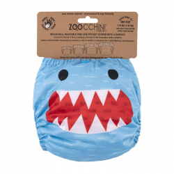 Πλενόμενη πάνα Zoocchini™ Shark 3-16 kg