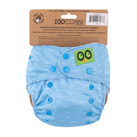 Πλενόμενη πάνα Zoocchini™ Shark 3-16 kg