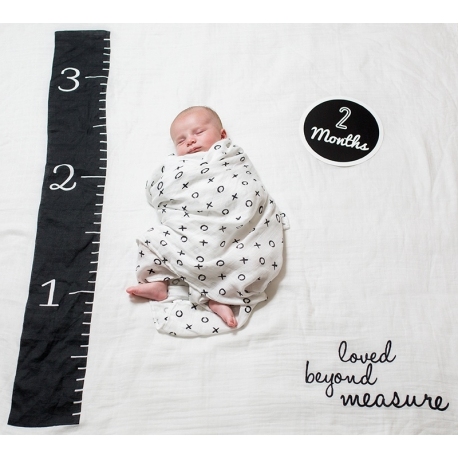 Κουβέρτα φωτογράφισης και κάρτες Milestones Lulujo baby Loved Beyond Measure