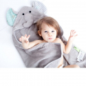 Βρεφική κάπα - μπουρνούζι Zoocchini™ Elle the Elephant 0-18 μηνών
