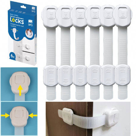SIPO ρυθμιζόμενη πολυκλειδαριά ασφαλείας On/Off σετ των 6