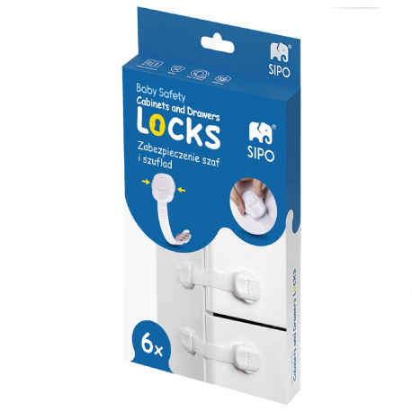 SIPO ρυθμιζόμενη πολυκλειδαριά ασφαλείας On/Off σετ των 6