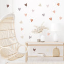 Αυτοκόλλητα τοίχου SIPO Boho Hearts